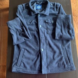 Mens OLD NAVY size Large flannel jacket with pockets